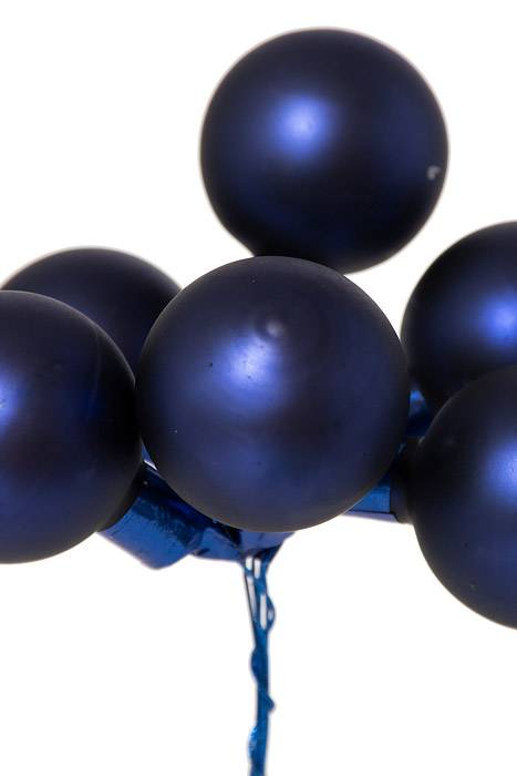 35mm Matte Glass Ball Royal Blue Pkg/72