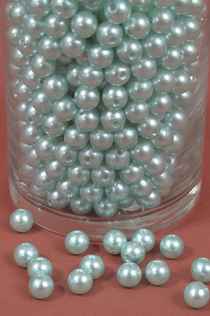 10mm Abs Pearl Beads Aqua Pkg(500g)