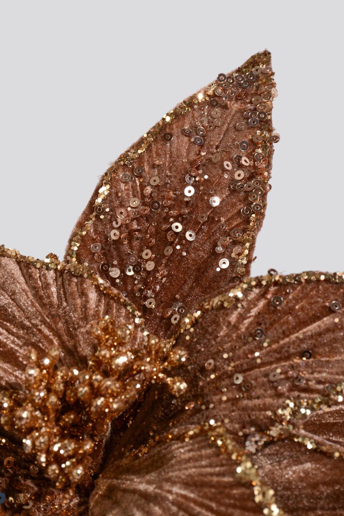 23" Poinsettia Stem Brown
