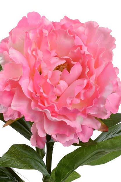29.5" Silk Peony Spray W/bud Pink