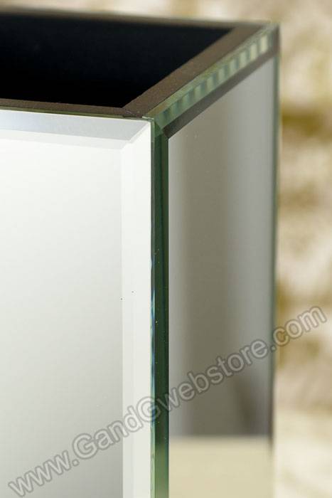 4" X 4" X 8" Mirror Container Box