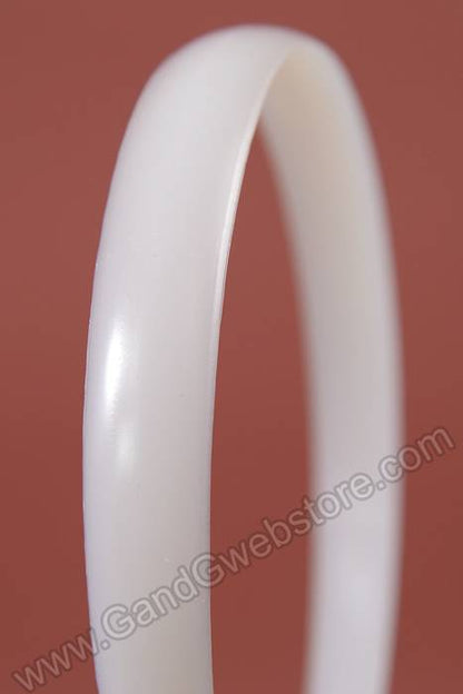 1/2" Head Band White Pkg/12