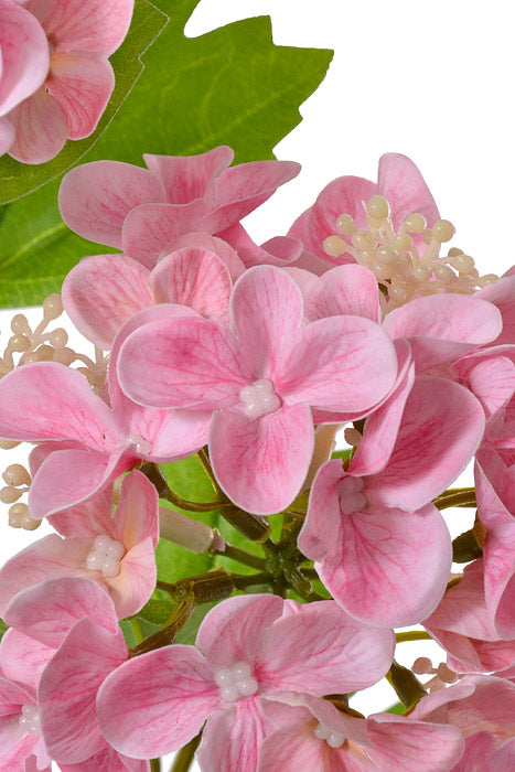 37" Silk Snowball Spray Pink