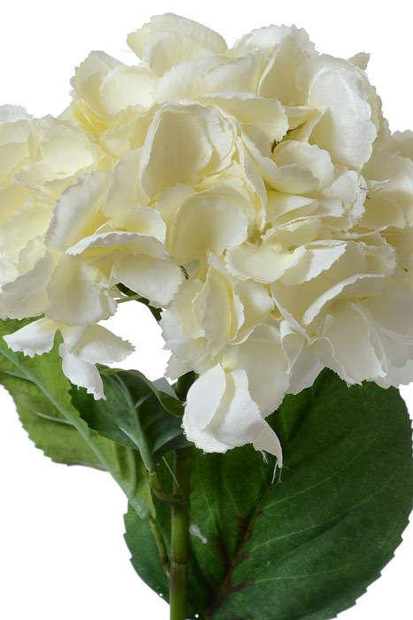 33" Silk Hydrangea Spray Cream