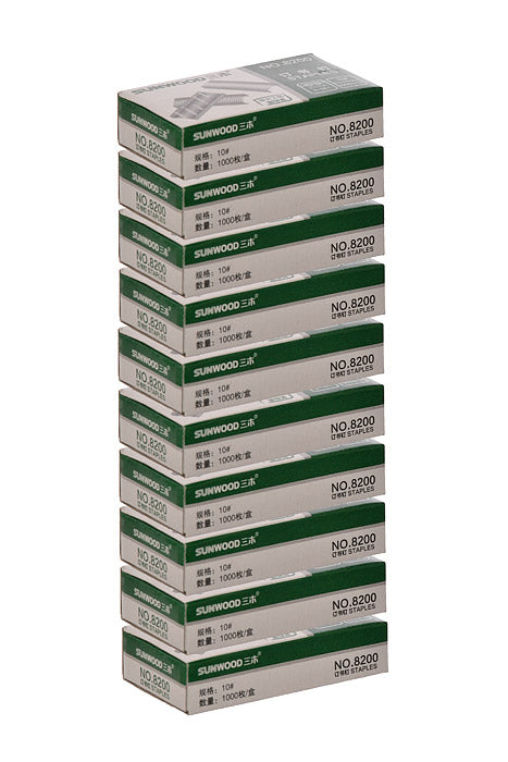 No.10 Staples Silver Box/1000