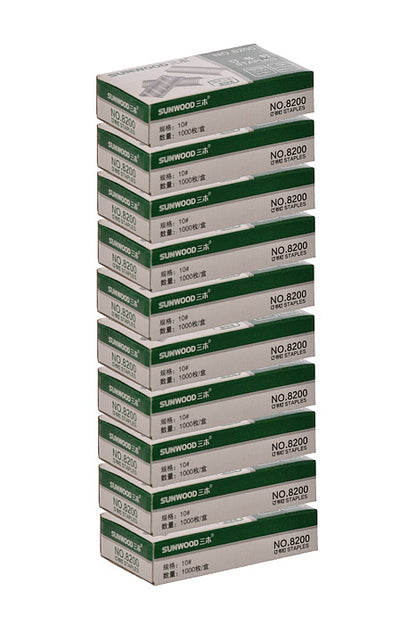 No.10 Staples Silver Box/1000