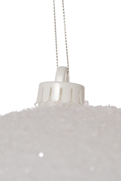 300Mm SnowBall Ball Ornament White/Snow