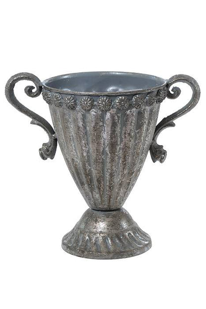 5" X 7" Metal Trophy Urn Silver