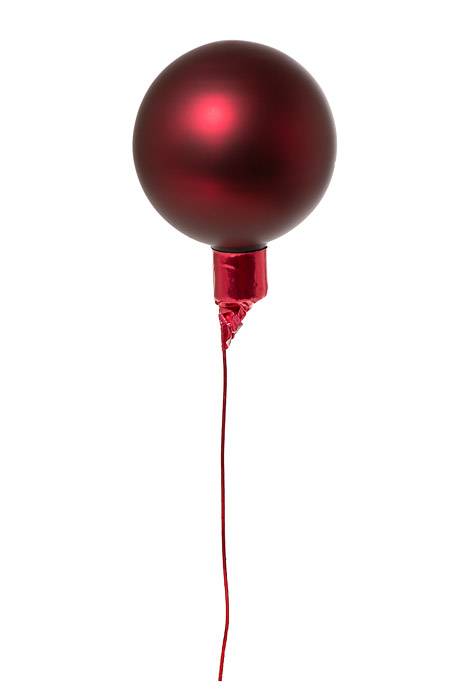 50mm Matte Glass Ball Burgundy Pkg/24