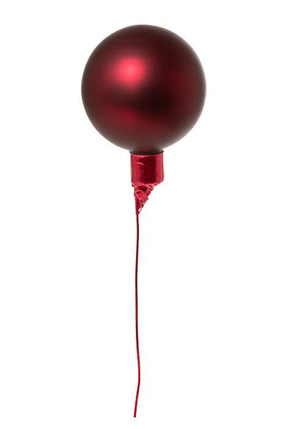 50mm Matte Glass Ball Burgundy Pkg/24
