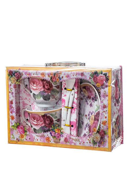 Ceramic Cup/saucer/spoon 2/set