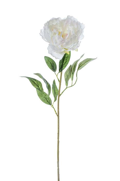 29" Silk Peony Spray Cream