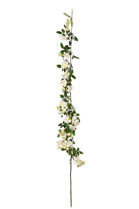 54" Flower Garland Cream