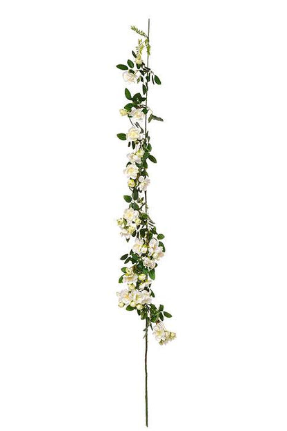 54" Flower Garland Cream