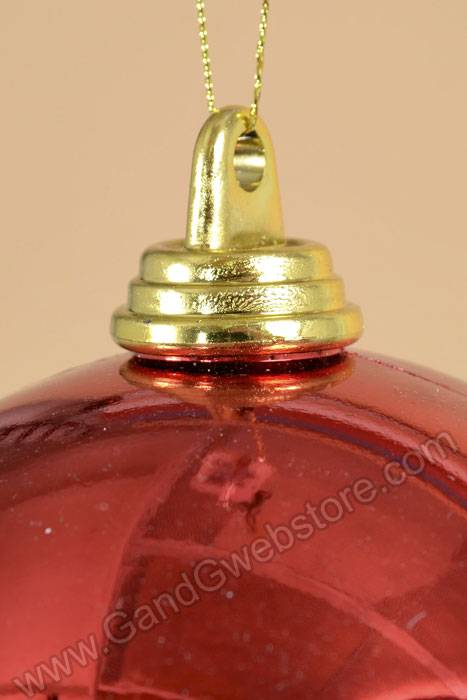 150mm Shiny Plastic Ball Red