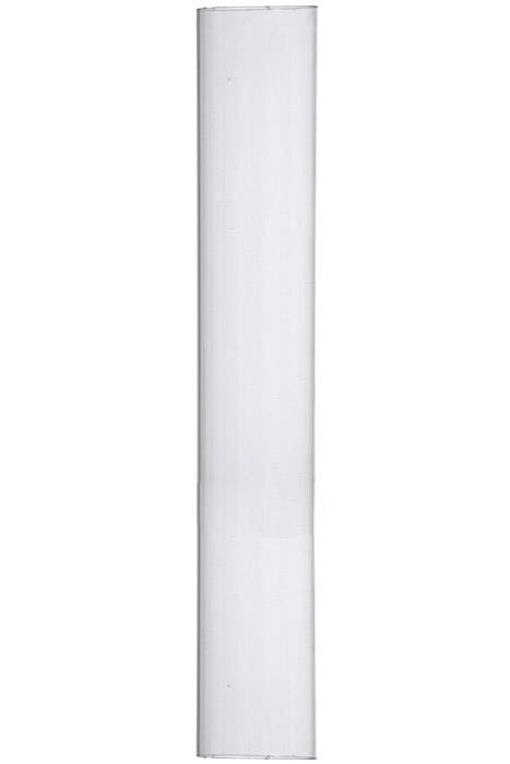 10" Plastic Tube Clear Pkg/6