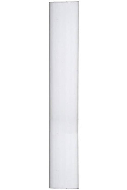 10" Plastic Tube Clear Pkg/6