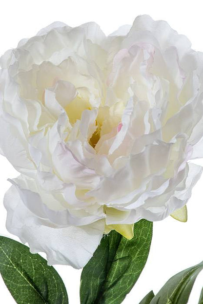 29" Silk Peony Spray Cream