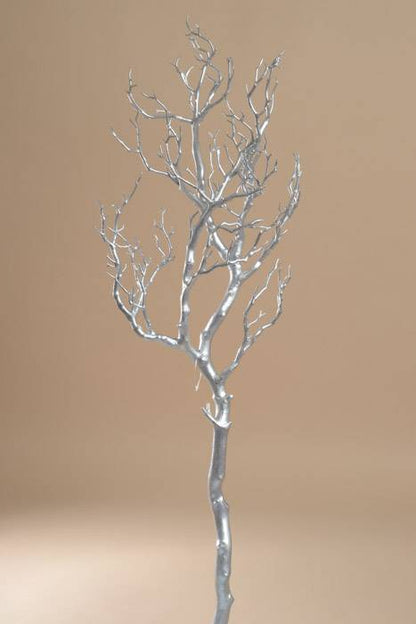 36" Coral Branch Silver
