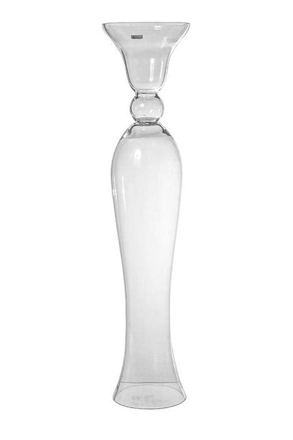 8" X 36" Reversible Glass Vase Clear