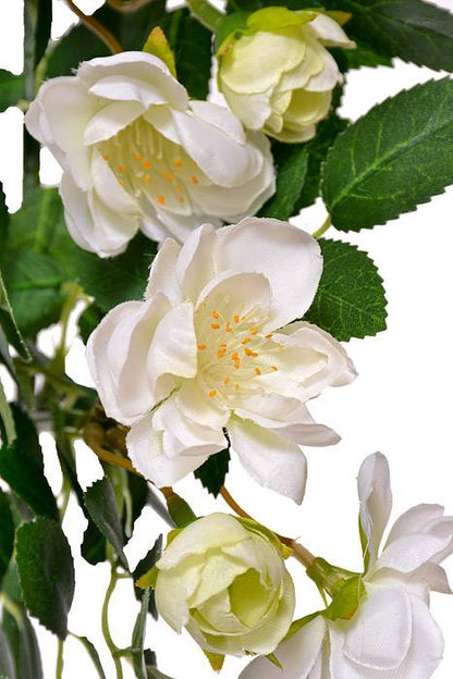 54" Flower Garland Cream