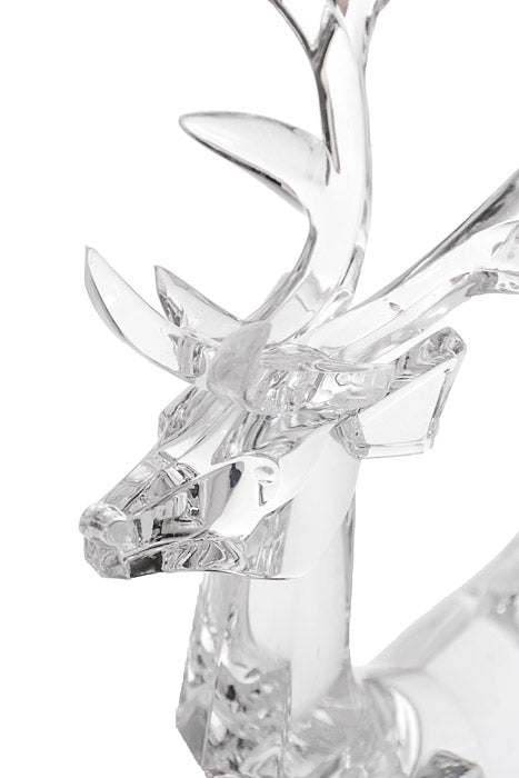 12" Acrylic Reindeer Clear