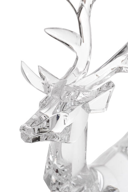 12" Acrylic Reindeer Clear