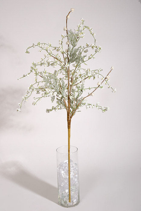 30" Frosty Cypress Spray Green/White