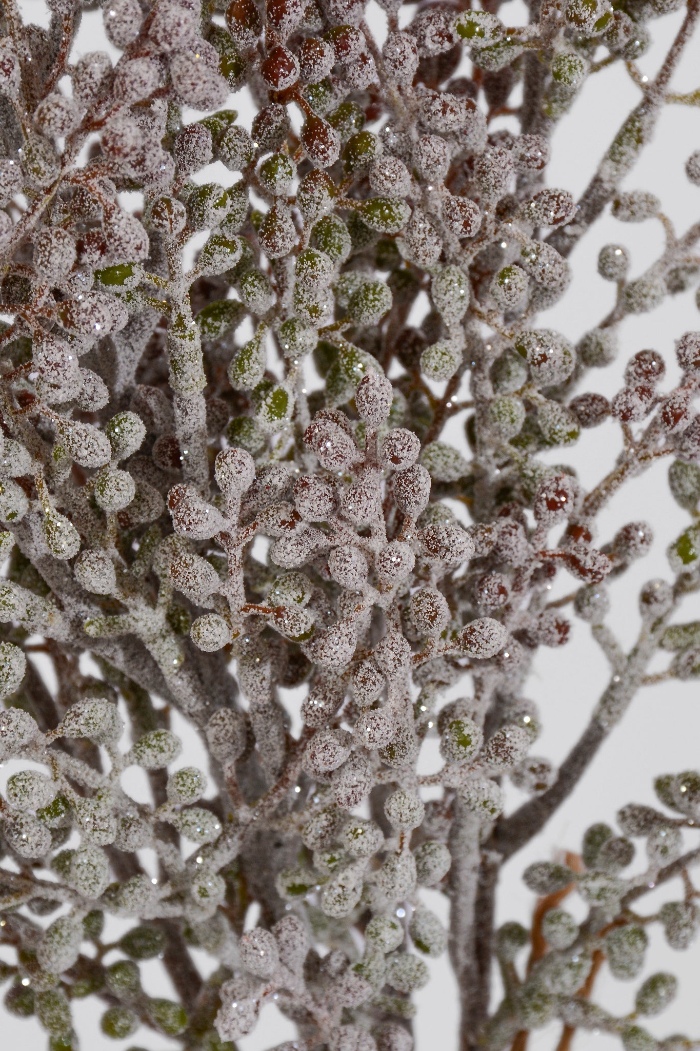 28" Snowed Sedum Bundle Burgundy/Green