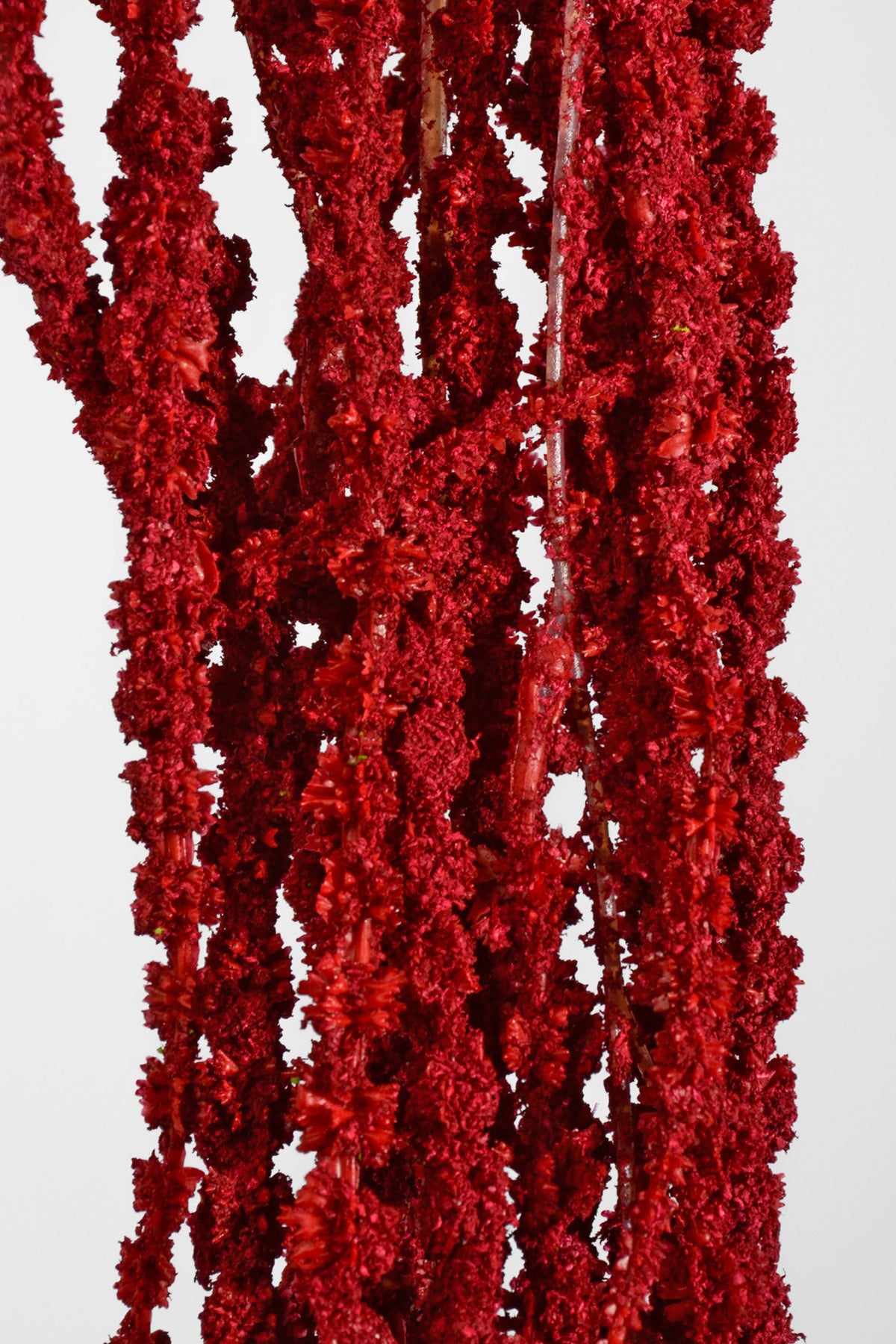 49" Artificial Amaranthus Hanging Spray Dark Red
