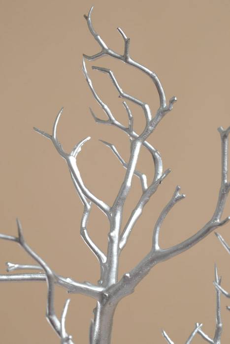 36" Coral Branch Silver