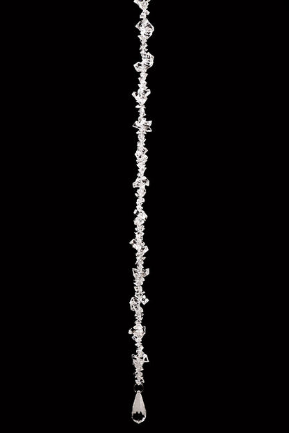 31.5" Crystal Hanging Ornament Clear
