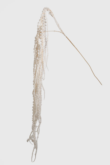 49" Artificial Amaranthus Hanging Spray White