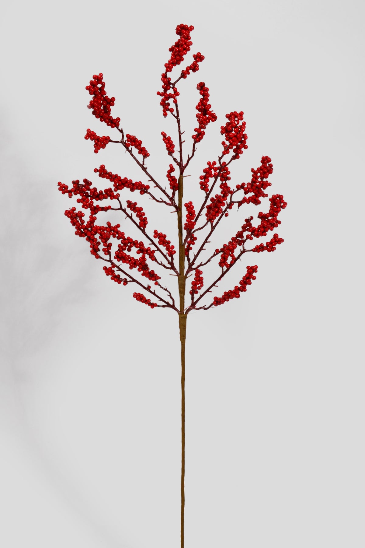 31" Metallic Berry Spray Red