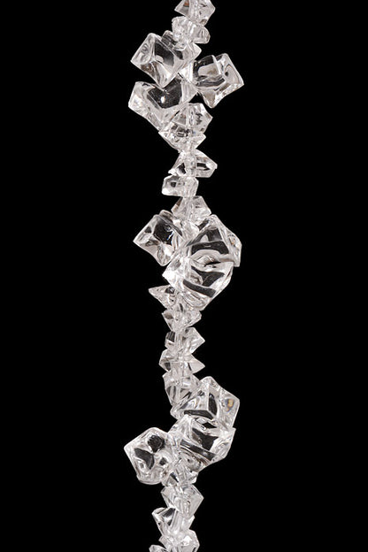 31.5" Crystal Hanging Ornament Clear