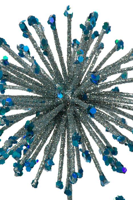 24&quot; Gltr Sequin Dbl Starburst Ball Spray Icbl