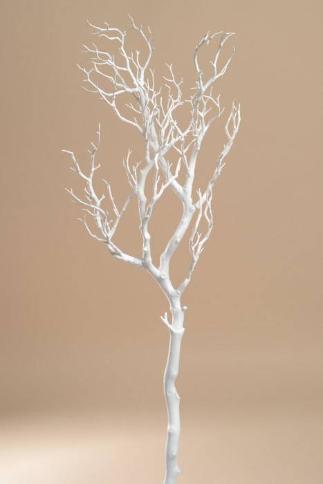 36" Artificial Coral Branch White
