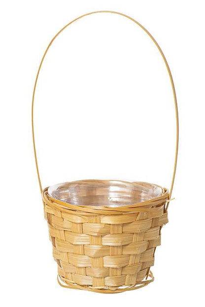 5" Bamboo Basket Mini Pk W/l Pkg/6 Natural