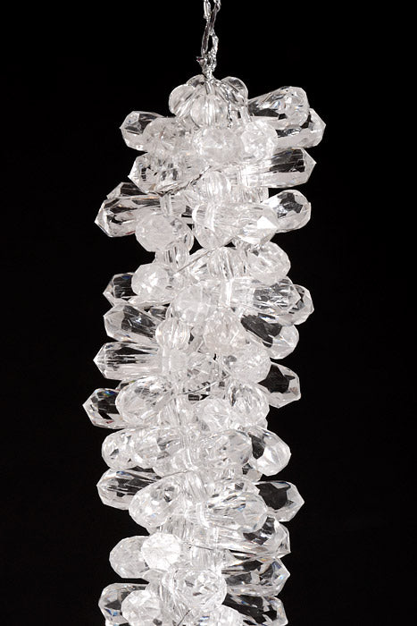 19.5" Crystal Hanging Ornament Clear