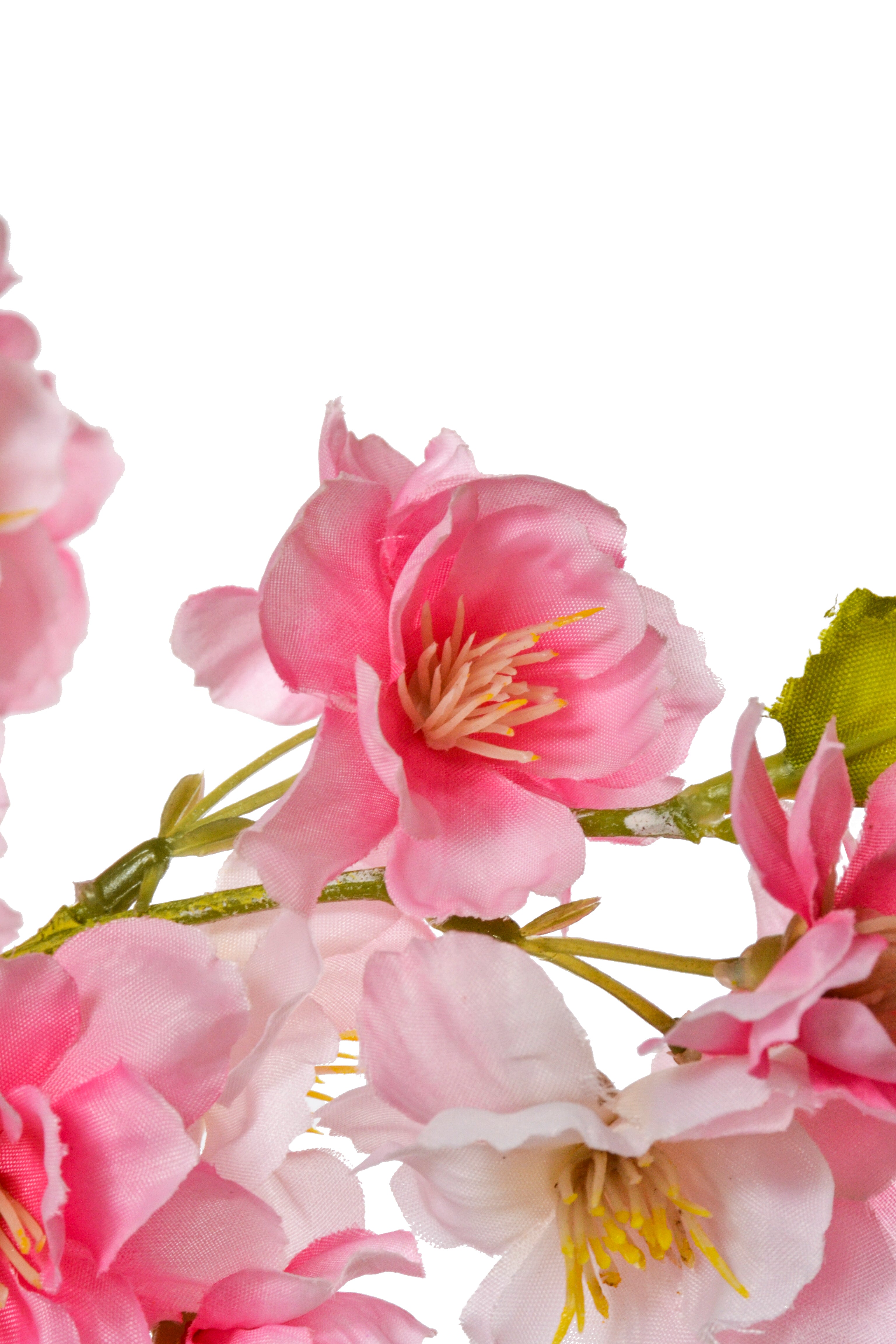 40" Silk Cherry Blossom Spray Dark Pink
