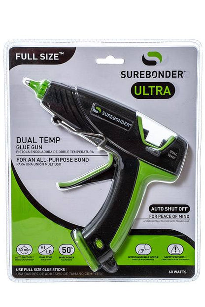 7" Auto Off Dual Temp Glue Black/green