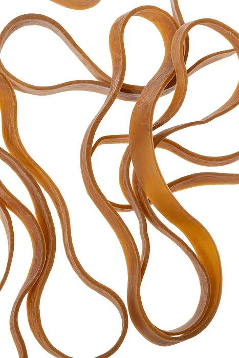 102mm X 10mm Rubber Band Brown