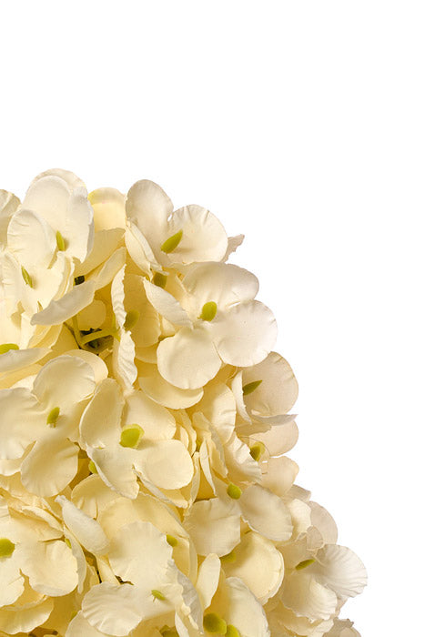 29" Silk Cone Hydrangea Spray Cream