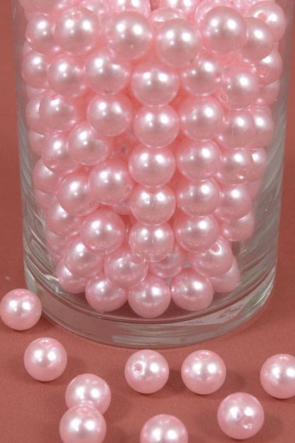 14mm Abs Pearl Beads Pink Pkg(500g)