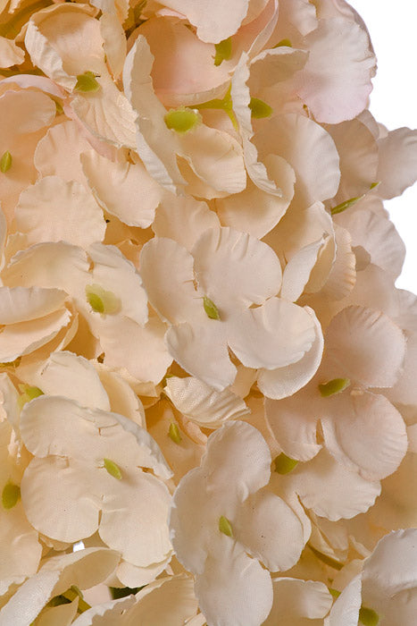 29" Silk Cone Hydrangea Spray Peach