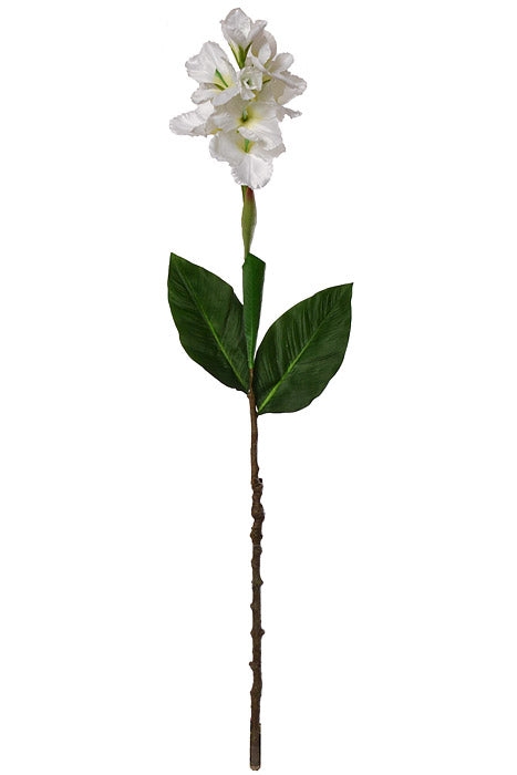 48&quot; Silk Canna Lily Spray White