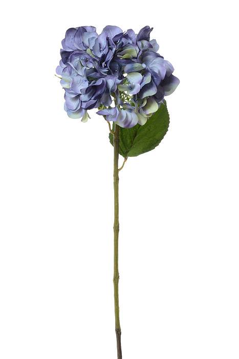 29" Silk Hydrangea Spray Blue