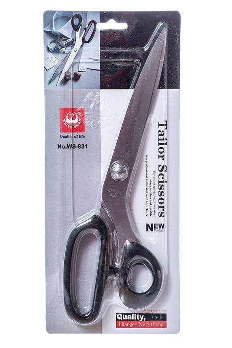 9.5" Stainless Scissors Black