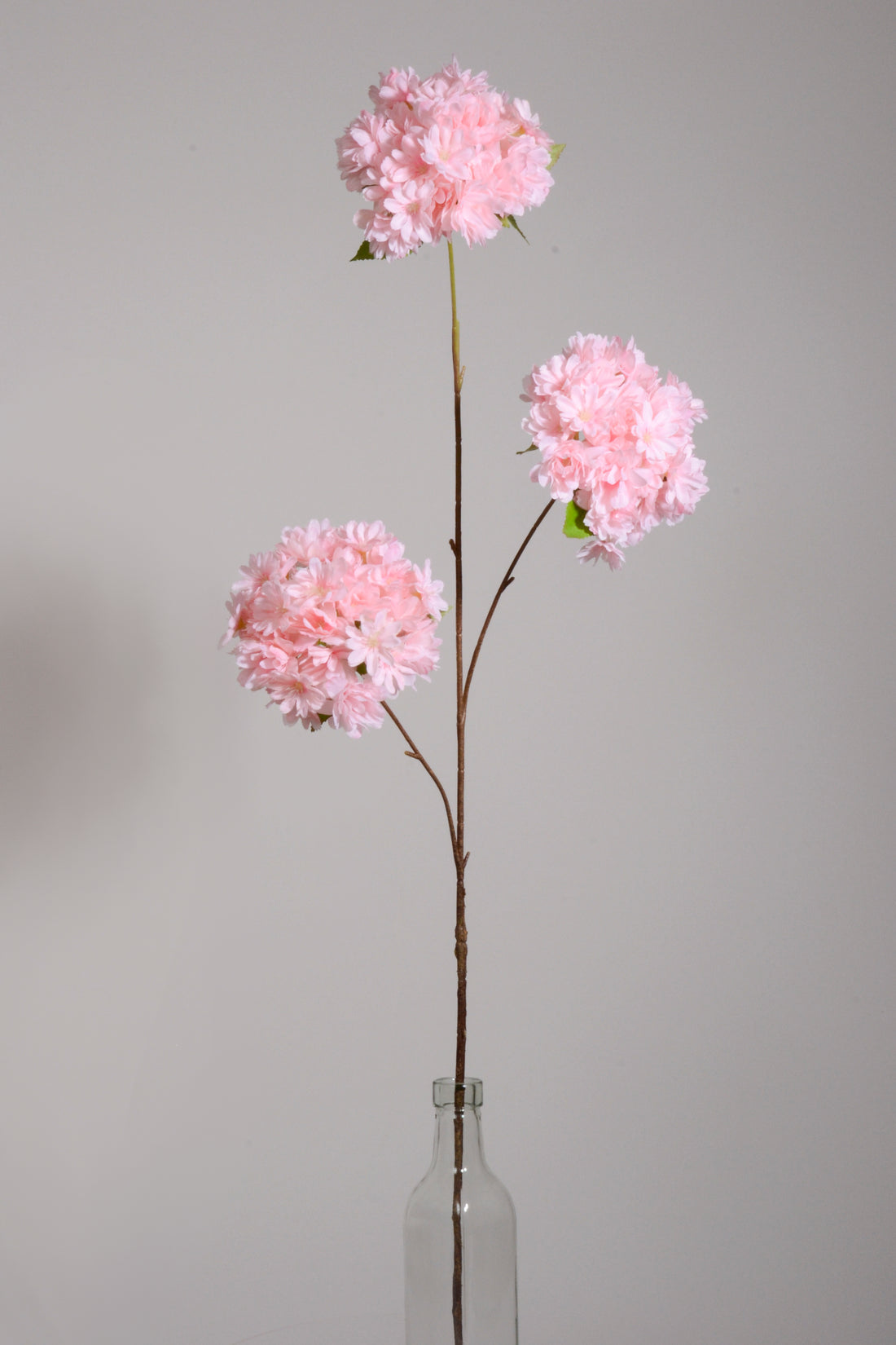 27.5" Silk Cherry Blossom Spray Light Pink