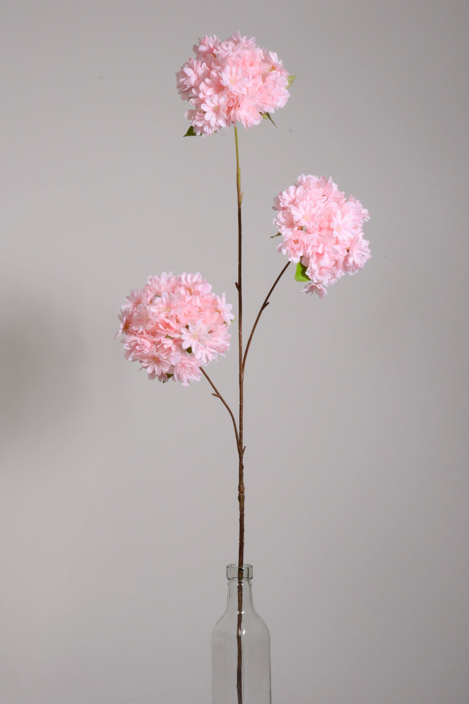 27.5" Silk Cherry Blossom Spray Light Pink